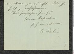 Nachlass Franz Steindachner, Brief von Rudolf Slatin an Franz Steindachner (20.06.XXXX), Inv.Nr. 492.02, Seite 2